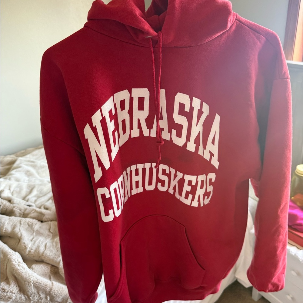 Nebraska Cornhuskers Red Hooded Sweatshirt